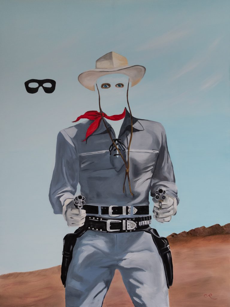 The Lone Pilgrim Oil on Canvas by Chris Reecer